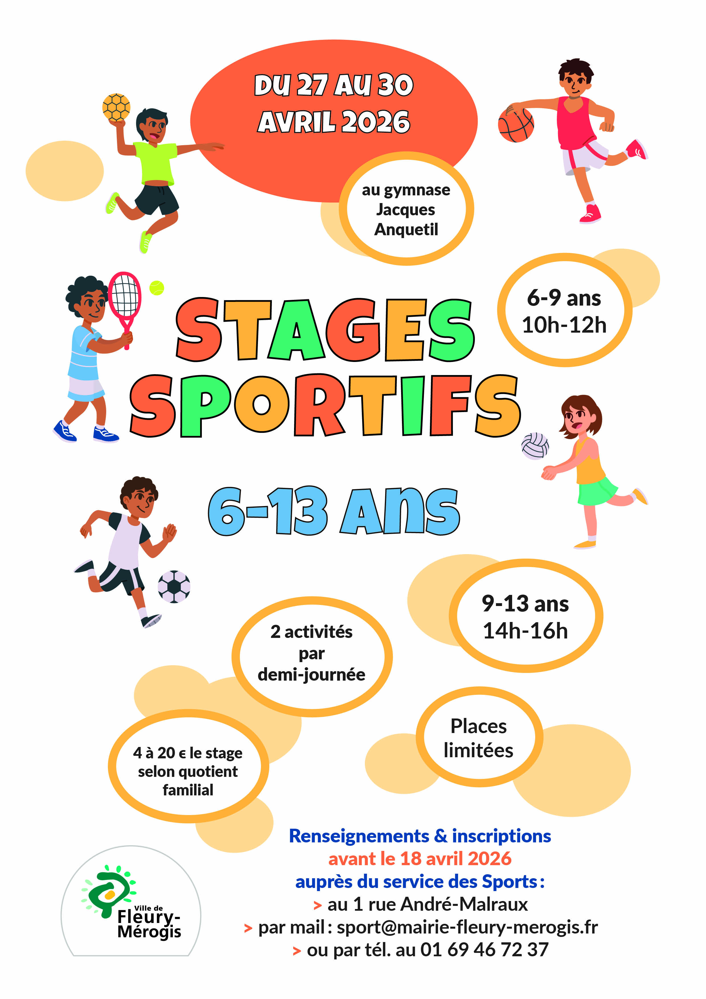 2026 04 27 stages sportifs 6 13 ans