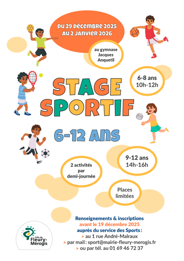 stage sportif 6 12 ans